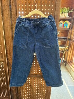 Crewcuts Navy Blue Striped Denim Pants
